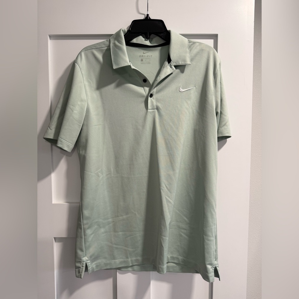Nike Men's Light Green Polo Shirt